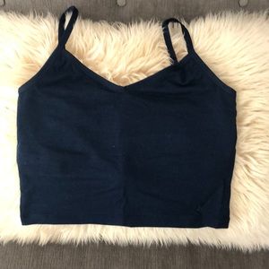 Ridge merino merino wool bralette. Size small. Navy